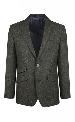 Dark Green Tweed