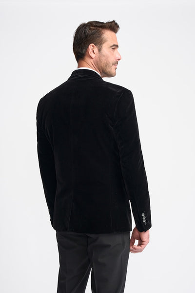 Black Velvet Tux Jacket