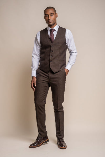 Brown Tweed suit