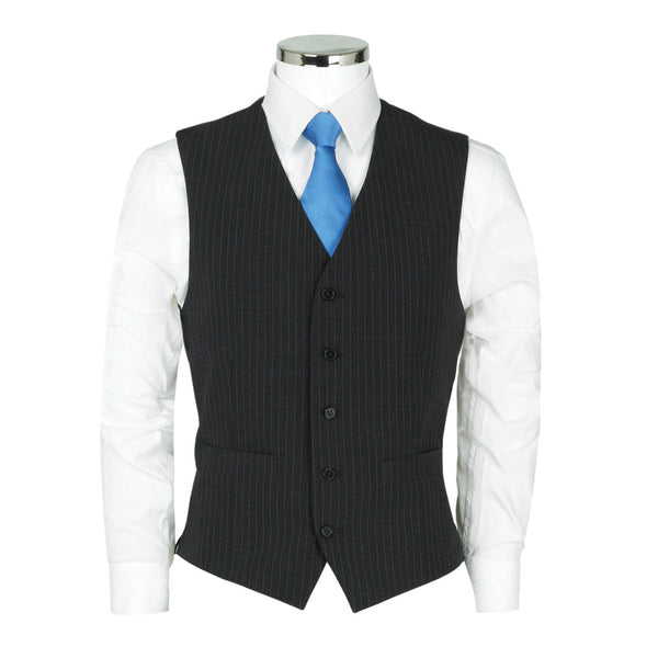 Charcoal stripe waistcoat ss10132v5