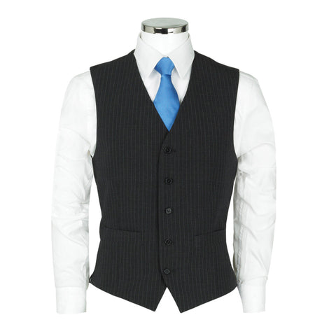 Charcoal stripe waistcoat ss10132v5