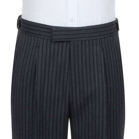 Charcoal Stripe Trousers
