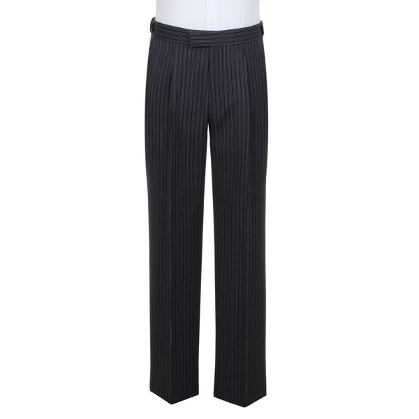 Charcoal Stripe Trousers